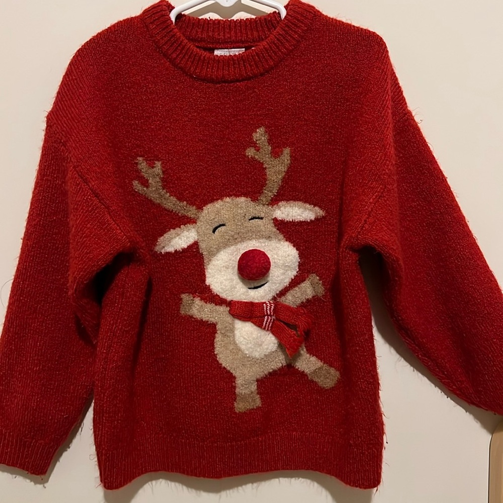 Zara reindeer sweater